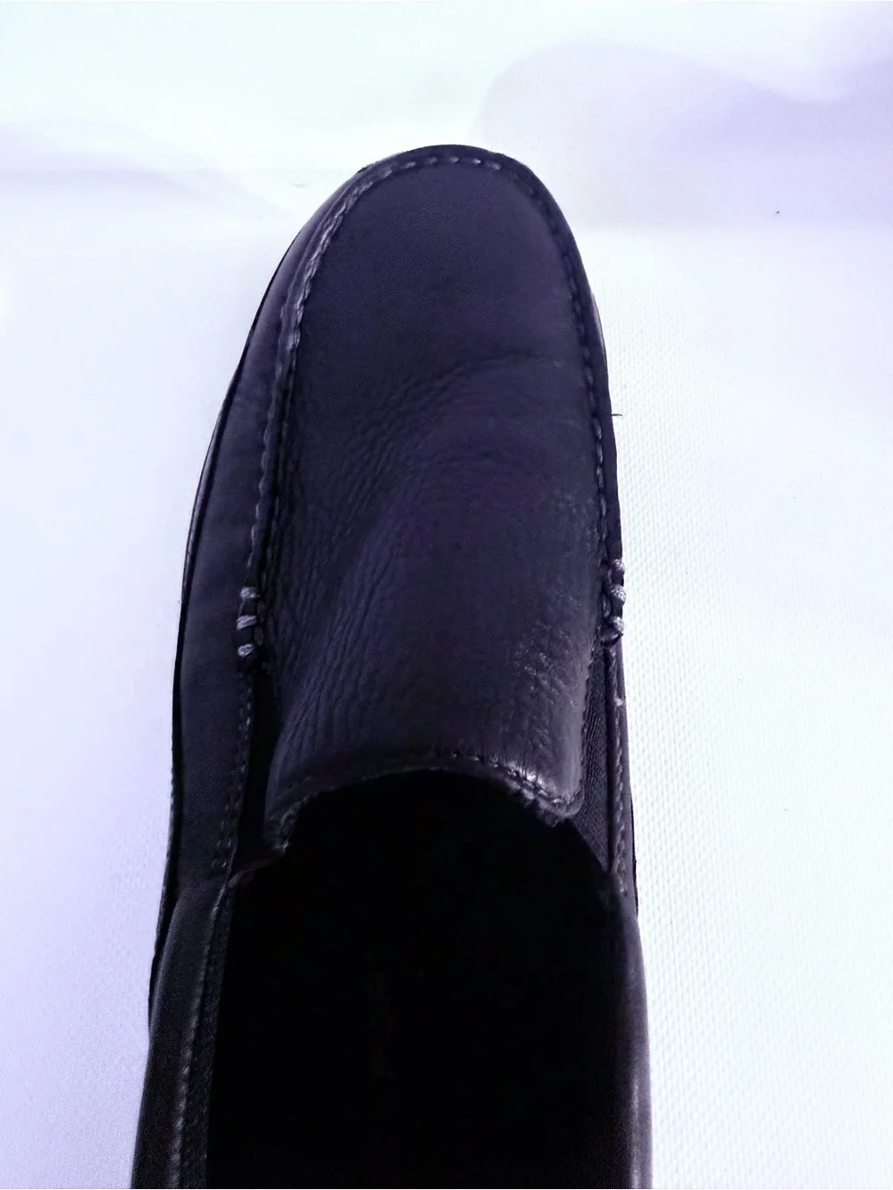 Rockport XCS Men's Black Leather Slip-On Driving Loafers